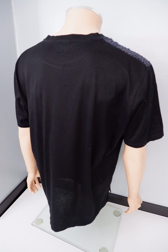 Lanvin Black T Shirt Short Sleeve Size L Large P2p 25” Inches Vgc - Picture 6 of 7