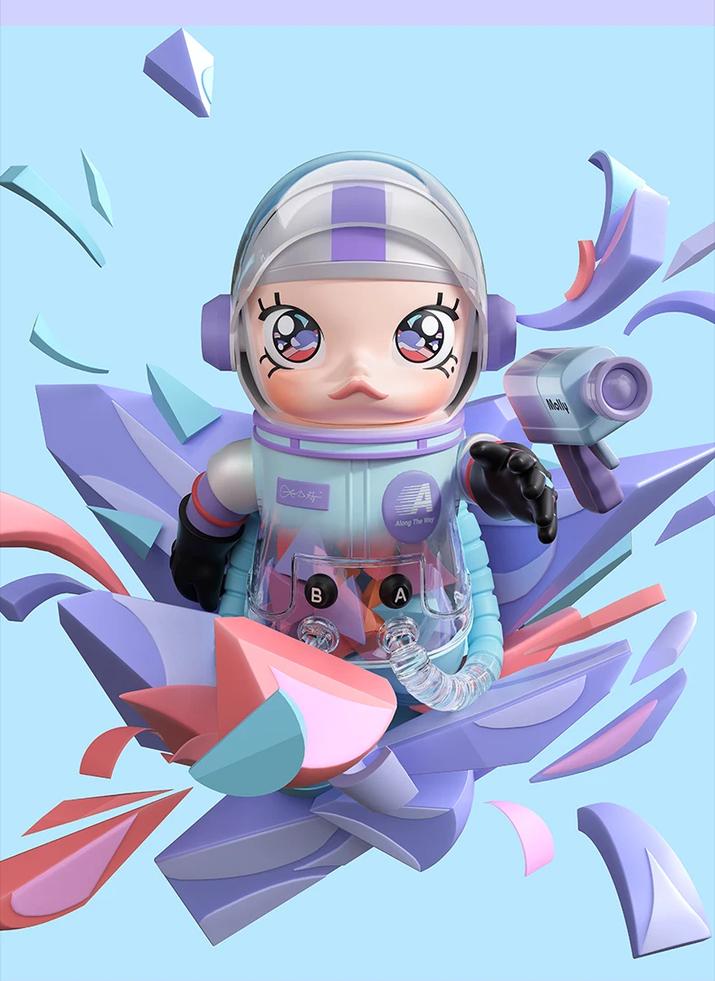 Pop Mart Molly MEGA Louis De Guzman 400% Designer Figure PVC Pop Mart Molly MEGA Louis De Guzman 400% Designer Figure PVC