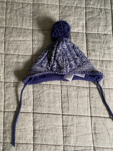 Boys knitted hat navy blue Lupilu size 2-6 months