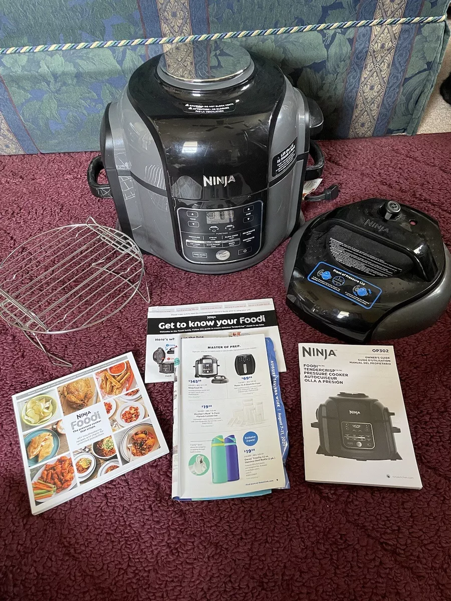 Ninja Foodi OP302 6.5-qt Pressure Cooker Air Fryer Tendercrisper Multi  Function 723548809842