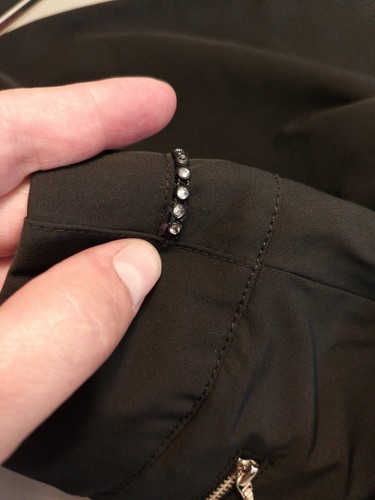 Dahlia Collection Women's Stylish Dress Pants Size 4P Black Rhinestone Decor - Picture 22 of 24
