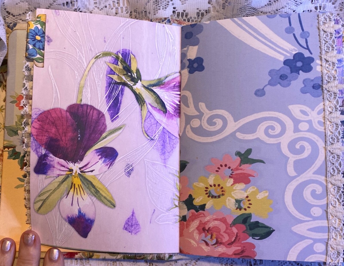 Delicate Floral, Chunky Junk Journal, Lace, Wallpaper Delicate Floral, Chunky Junk Journal, Lace, Wallpaper