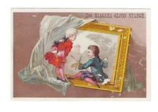 c1890's Trade Card T.B. Stratton, Niagara Gloss Starch, Family Groceries
