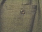 EILEEN FISHER M Balloon Hem Wide Barrel Leg Crop Pant NWOT Wool Spandex 46" Hip — photo 8