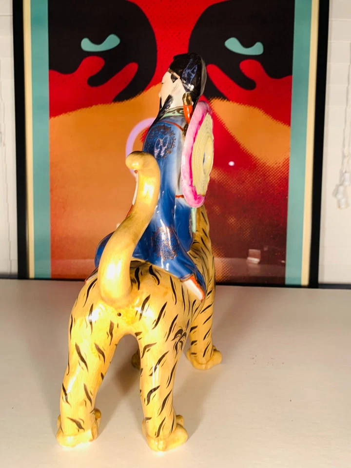 Lü Dongbin 呂洞賓 Chinese Porcelain Antique Vintage Rare - Image 4 of 4