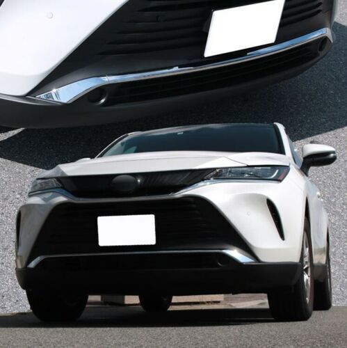 Front Lower Bumper Chrome Style Molding Strip For 2020-2023 Toyota Harrier Venza - Picture 2 of 4