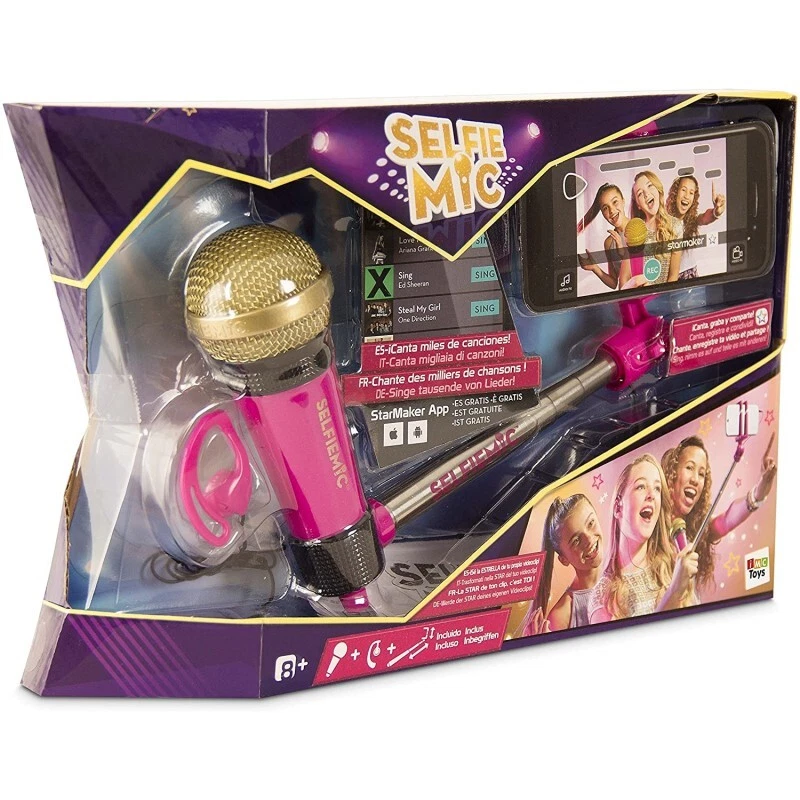 Mi-Mic TY6086 Microfono Karaoke Per Bambini Con Altoparlante Bluetooth, Luci LED E Voice Changer - 2