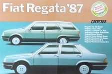Fiat Regata 87 09/86 brochure brochure catalogue Broszura Folleto