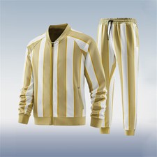 Mens Sweatsuits 2 Piece Jacket Tracksuit Sets Casual Pants Jogging Suits