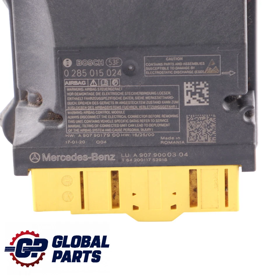 Mercedes Sprinter W907 W910 Air Modulo Sensore Unità ECU A9079020303 - Immagine 3 di 4