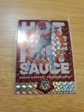 2021 Panini Mosaic Baseball Silver Mosaic Prizm Hot Sauce # HS3 Bryce Harper