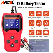 12V Battery Analyzer Cranking Charging Test Automotive Battery Tester  2000CCA