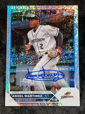2023 Topps Mini Diamond REFRACTOR PRO DEBUT ROOKIE AUTO Angel Martinez 050/199