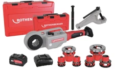Battery Pipe Threader Supertronic 2000 E Dies Portable Rothenberger 1000003430