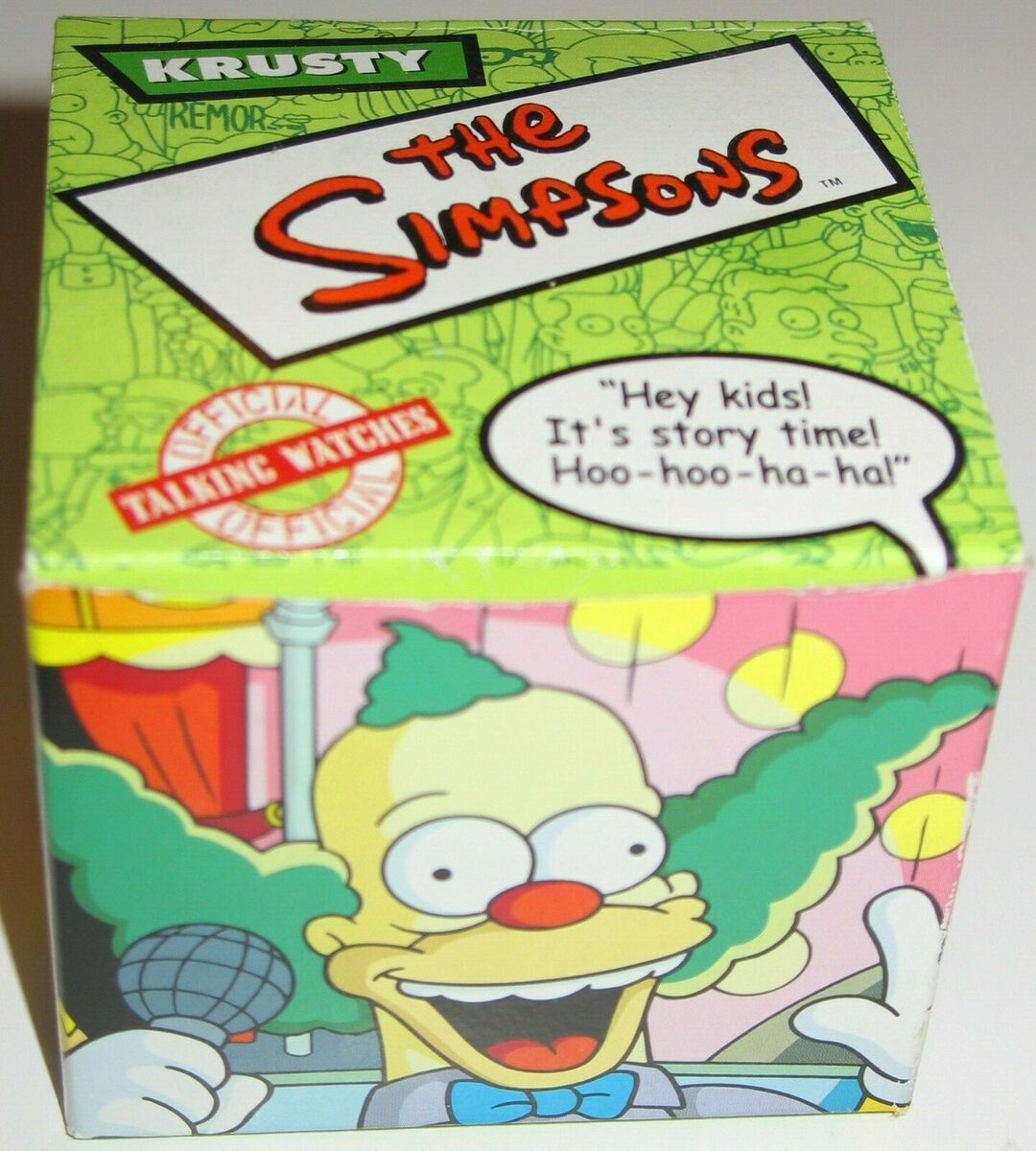 2002 Simpsons KRUSTY HEY ITS KIDS STORY TIME Official 2002 Simpsons KRUSTY HEY ITS KIDS STORY TIME Official