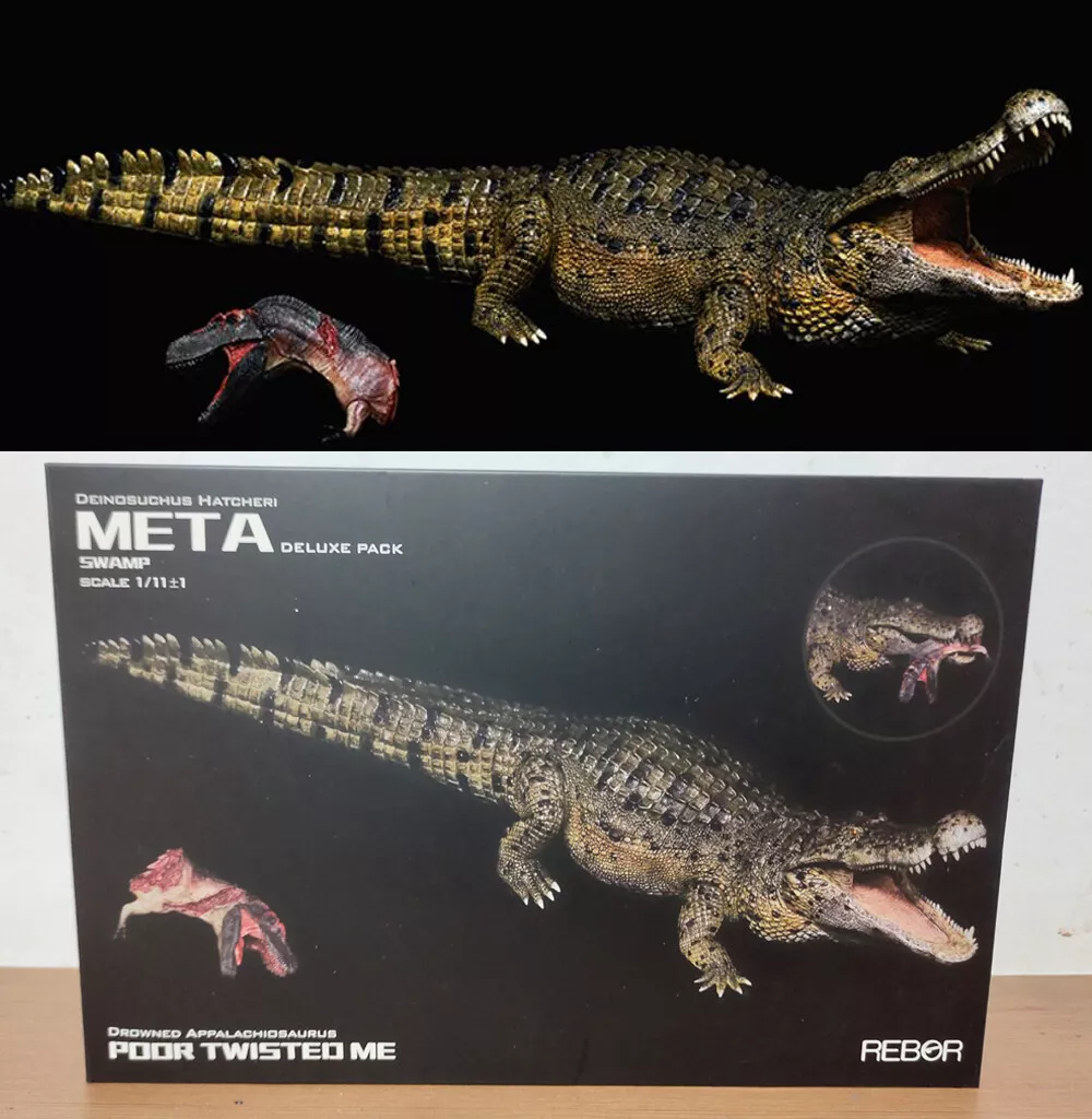 REBOR Deinosuchus Hatcheri META SWAMP VER. DELUXE PACK Statue Model Display