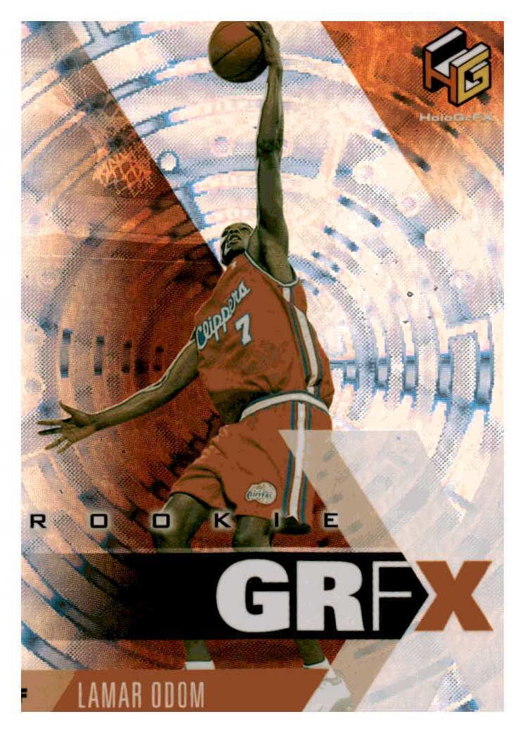 1999 Upper Deck HoloGrFX  Lamar Odom  RC 62
