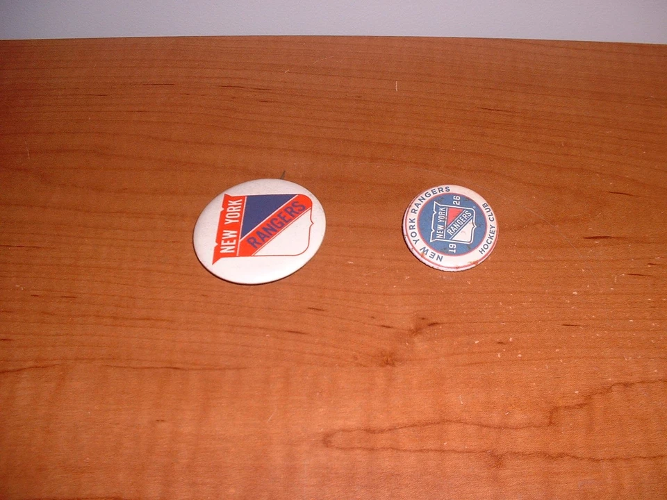 2 PIN Y PIN DE CLUB DE HOCKEY DE COLECCIÓN NHL HOCKEY NY RANGERS DE COLECCIÓN Foto 4 de 4