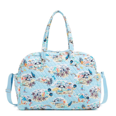 Vera Bradley Beach Treasures Grand Traveler Carry-on Travel Luggage  Overnight