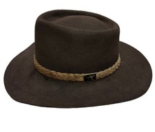 MENS AUSTRALIAN OUTBACK COLLECTION FELT WESTERN COWBOY HAT SZ 7 1/2