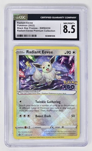 Radiant Eevee (SWH230) CGC 8.5 (2022) Pokemon Black Star Promo card