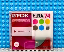 MD    TDK FINE PINK 74 BLANK MINI DISC  1  SEALED 