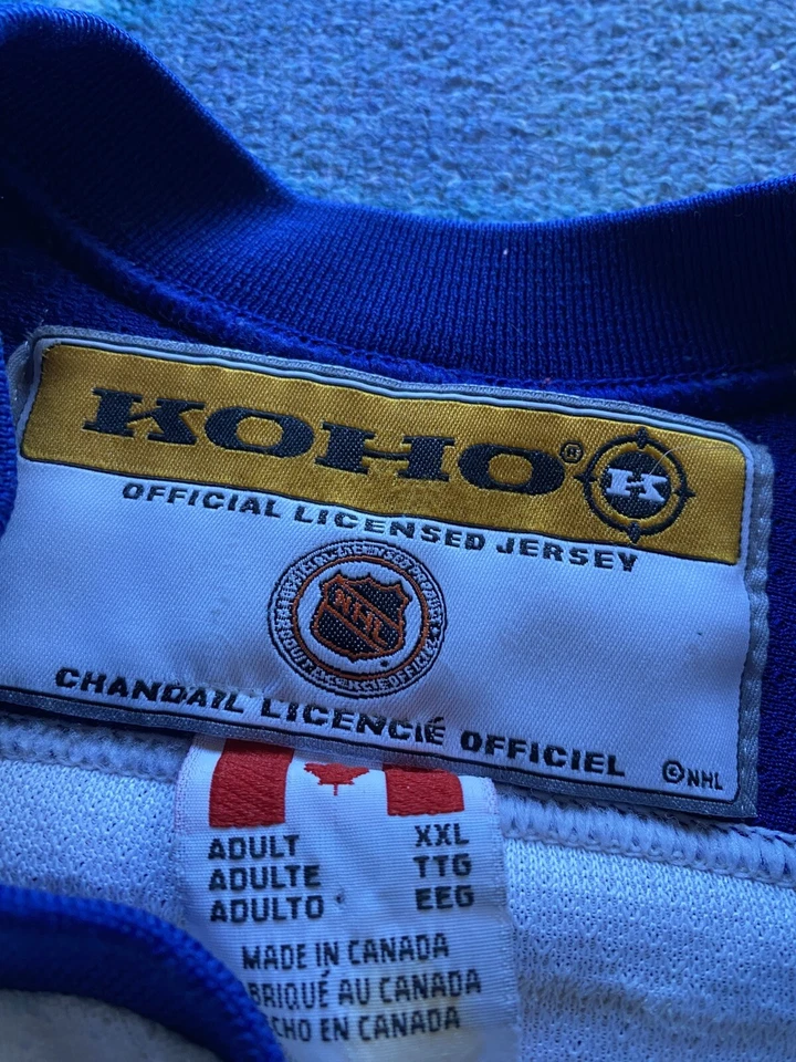 Camiseta deportiva vintage Toronto Maple Leafs Mats Sundin KOHO CCM para hombre XXL 2XL NHL hockey Foto 4 de 4