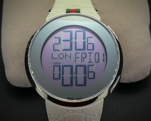 Estate Gucci I-Gucci 114-2 White Rubber 