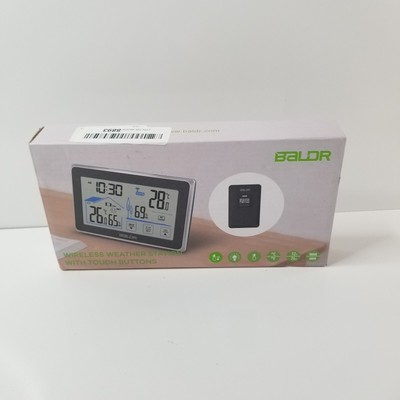 BALDR Indoor Outdoor  Wireless Weather Thermometer Hygrometer Touch Digital