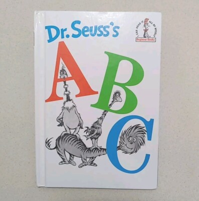 Vintage Dr Seuss - Dr Seuss's ABC 1963, Hardcover - Beginner Books Original