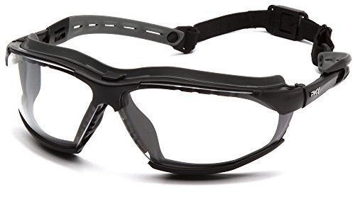 Pyramex GB9410STM Isotop Schutzbrille, klare H2MAX Antibeschlag-Gläser, schwarzes Gestell - Bild 1 von 5