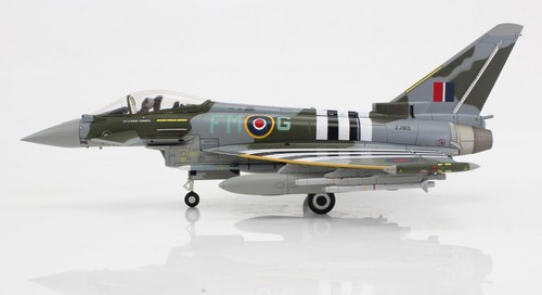 Avion Eurofighter Typhoon FGR4 RAF 2024 - Hobby Master 1/72, Modèle Die-cast Avec Armement