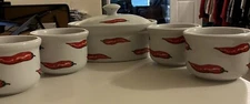Cordon Bleu Chili Pepper  Serving Dish And 4 Bowls