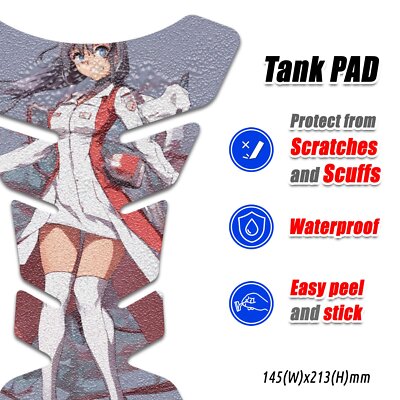 Non-slip Grip Tank Pad Protector Universal For Motorcycle TP101 #3601448