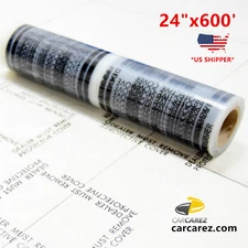 Auto Car Carpet Floor Self Adhesive Protective Film 24"x600' 4 MIL Free Shipping