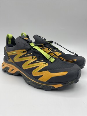 Salomon XT Rush 2 Ebony/Blazing Orange/Bright Lime Green 471375 Men's Size 7 W 8