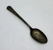 Antique W. M. Rogers mFg Silverplate Dinner Serving Spoon 6” Silverware 30