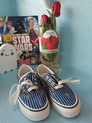 Vans Era Vans Blue Stripe Vans With Blue Stripe Sales