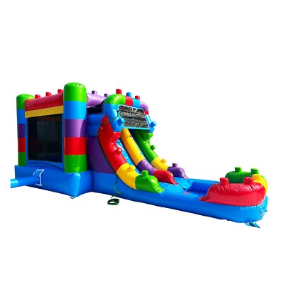 Hapcap Commercial Inflatable Bounce House Water Slide for Big Kids Summer Party