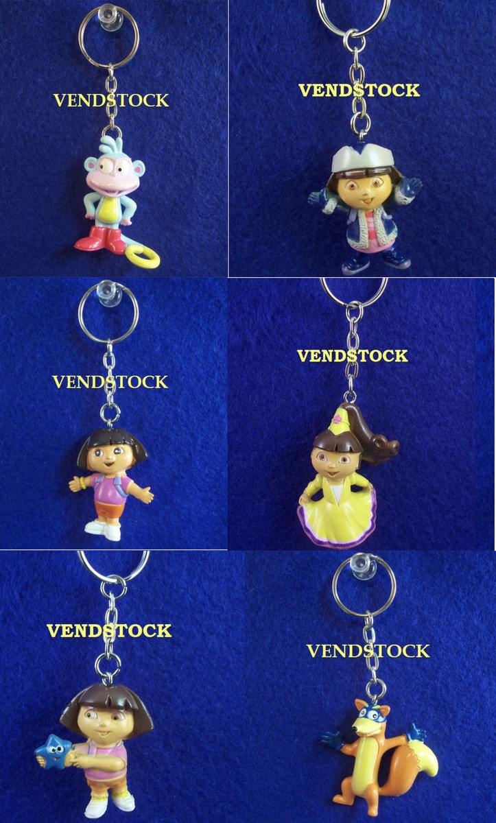 NEW DORA THE EXPLORER MINI FIGURE KEYCHAIN ZIPPER PULLS | eBay