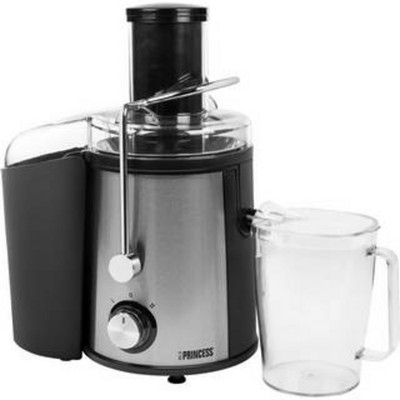Princess Entsafter 700W Schwarz Silber Saftpresse Saft Presse Obstpresse Juicer