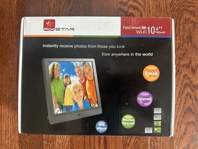  NEW PIXSTAR FotoConnect XD 10in LED Wifi Photo Frame 4GB *Open Box