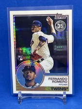 2018 Topps Silver Pack 1983 Design Chrome Update Series Fernando Romero #111