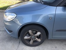 Skoda Fabia II 2 Typ 5J Kotflügel vorn links 2006-2014 Originalteil LF5X grau