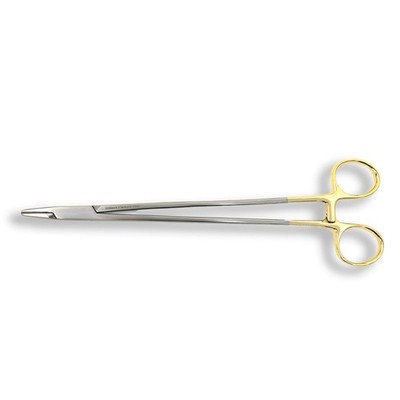 TC Mayo Hegar Needle/Suture Holder Driver with Tungsten Carbide Inserts and G...