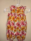 Gymboree 0-3 Months Floral Romper Eric Carle Edition Sleeveless Snaps — photo 1