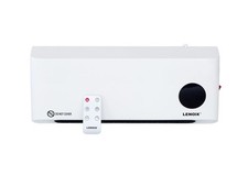 Lenoxx Wall-Mounted Heater & Fan with Remote Control