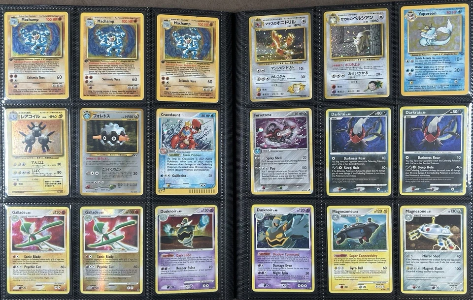 Pokemon Vintage Card Collection Lot Binder 74x Holos, BS Blastoise, ex's, LC RH - Image 4 of 4