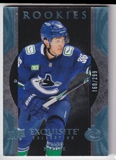 2023-24 Upper Deck Ice Exquisite Collection Rookies Platinum Blue Akito Hirose