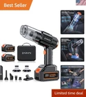 Car Vacuum Portable Cordless, 50000Pa High Power Rechargeable Dust Buster wit...